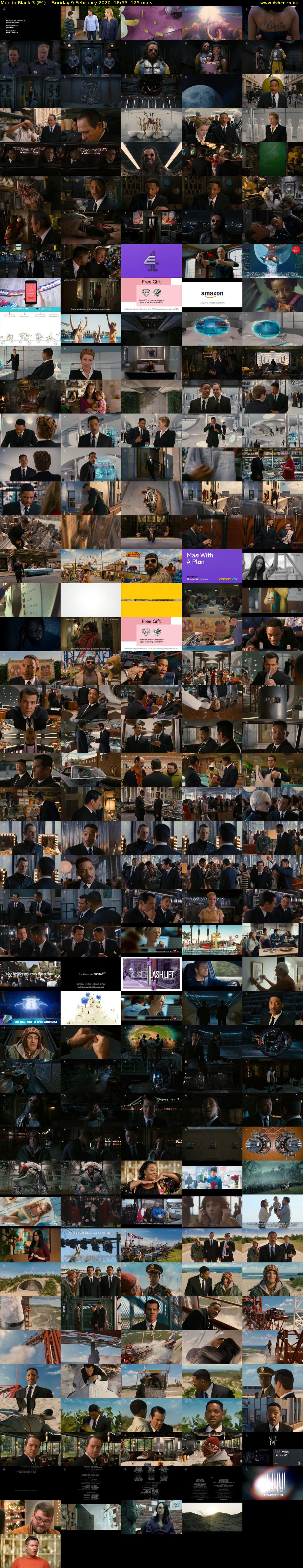 Men in Black 3 (E4) Sunday 9 February 2020 18:55 - 21:00