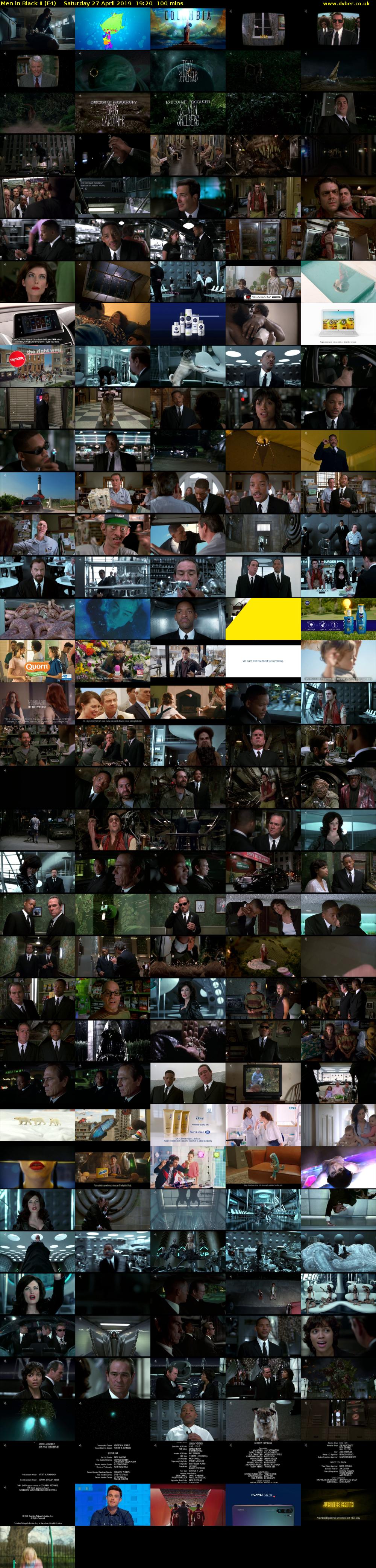 Men in Black II (E4) Saturday 27 April 2019 19:20 - 21:00