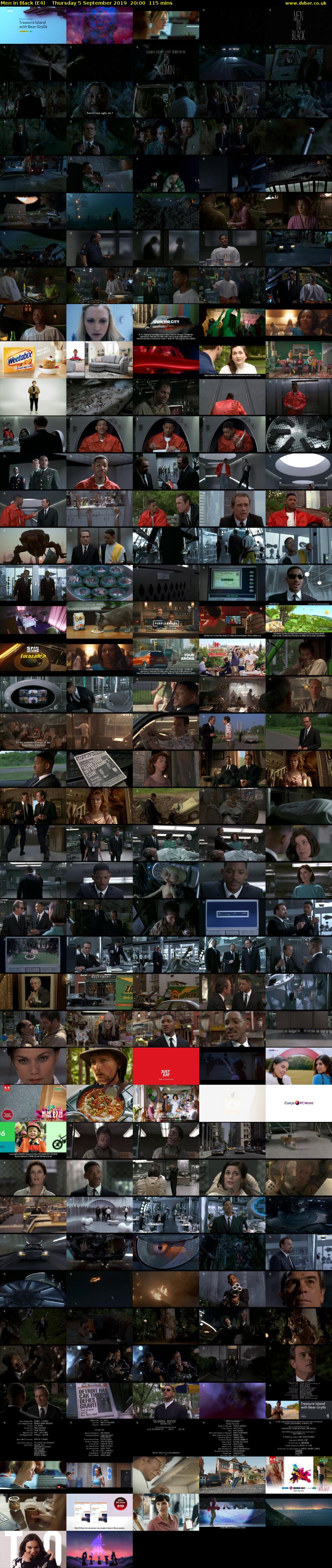 Men in Black (E4) Thursday 5 September 2019 20:00 - 21:55