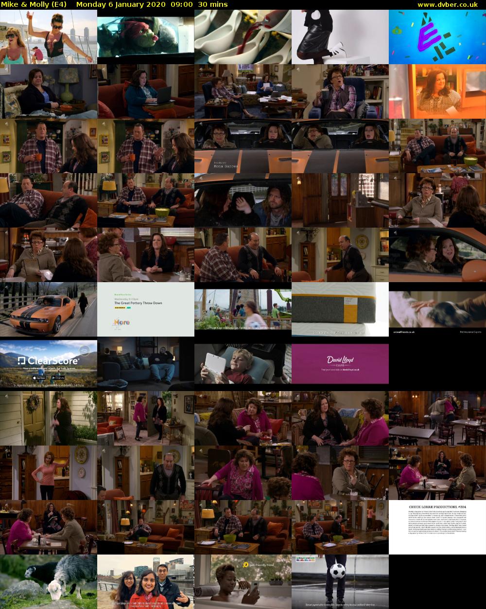 Mike & Molly (E4) Monday 6 January 2020 09:00 - 09:30