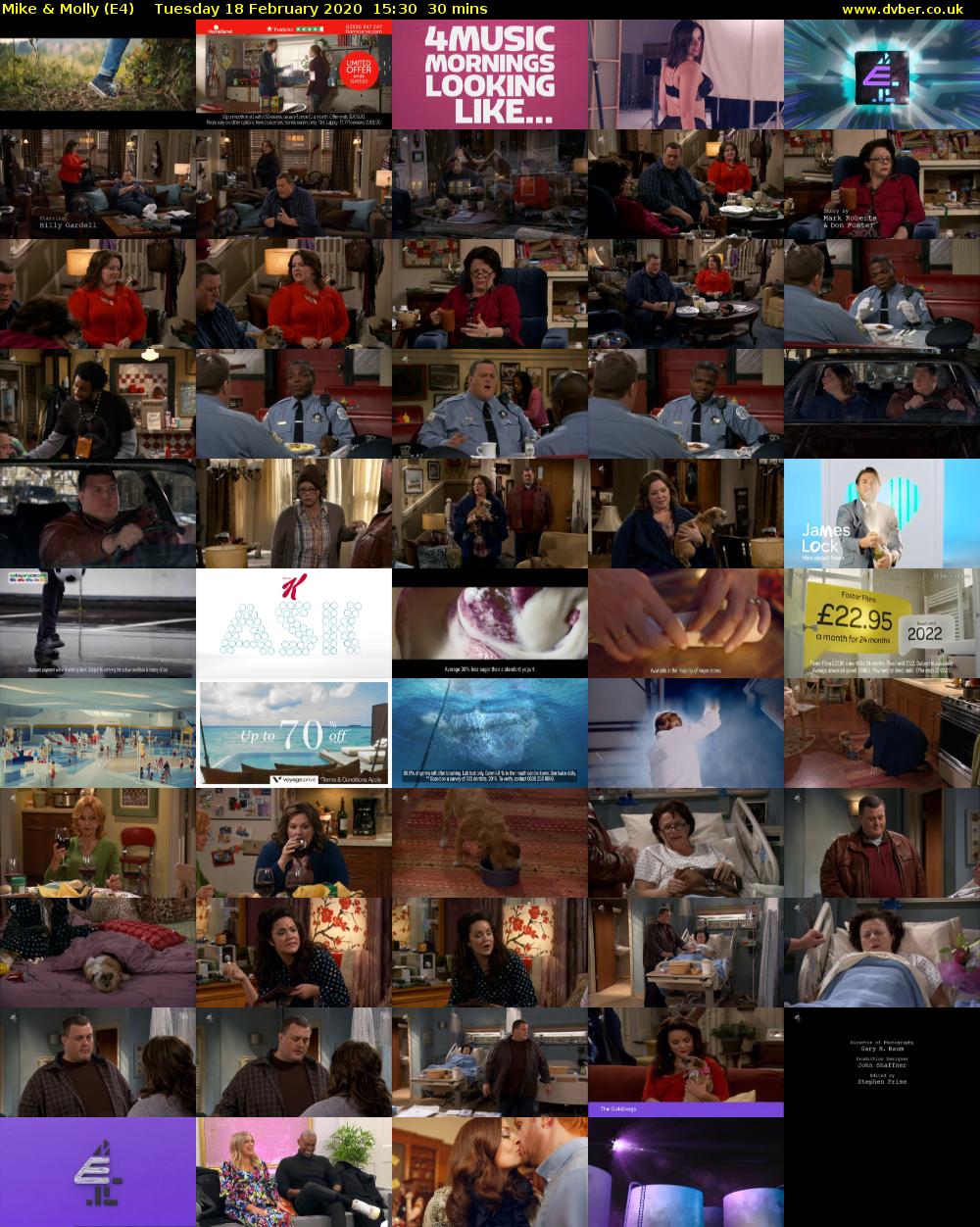 Mike & Molly (E4) Tuesday 18 February 2020 15:30 - 16:00