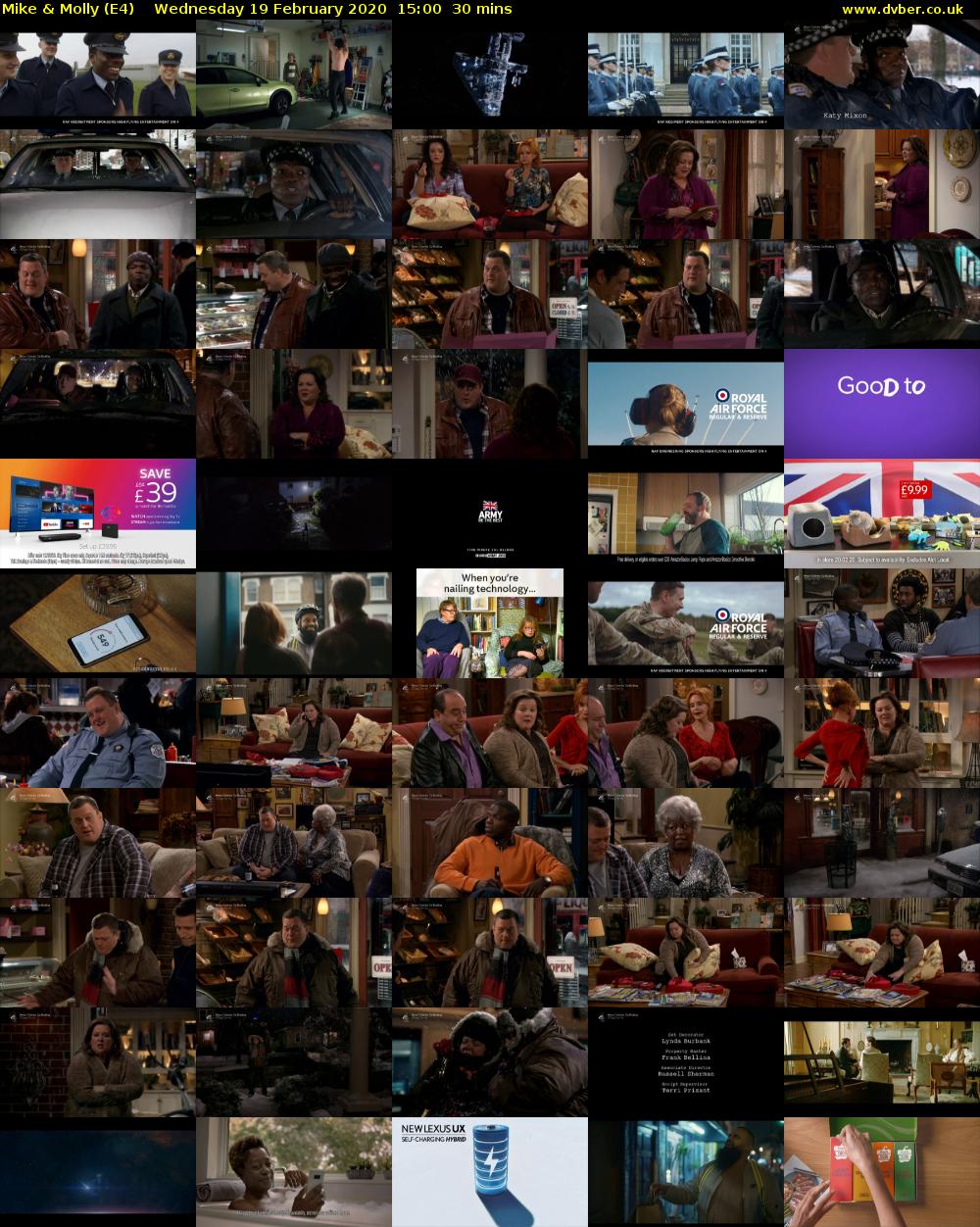 Mike & Molly (E4) Wednesday 19 February 2020 15:00 - 15:30