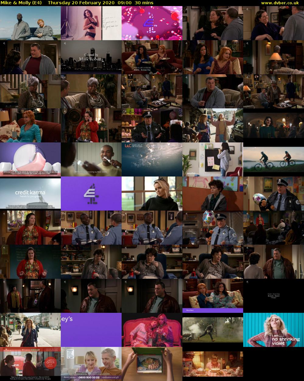 Mike & Molly (E4) Thursday 20 February 2020 09:00 - 09:30