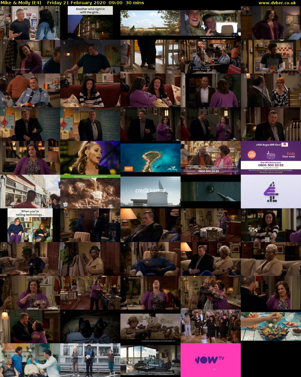 Mike & Molly (E4) Friday 21 February 2020 09:00 - 09:30