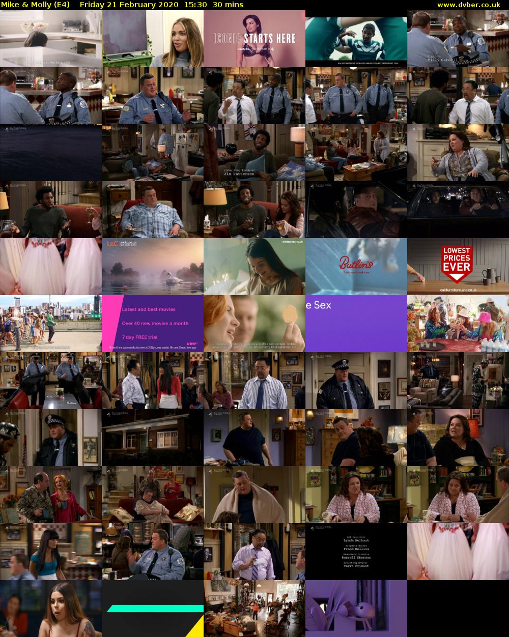 Mike & Molly (E4) Friday 21 February 2020 15:30 - 16:00