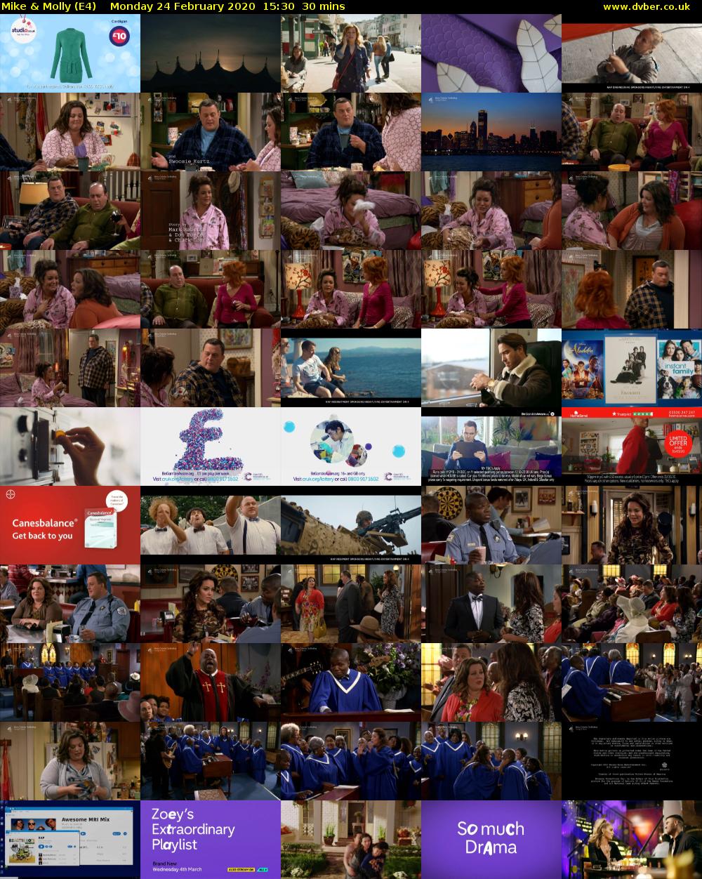 Mike & Molly (E4) Monday 24 February 2020 15:30 - 16:00