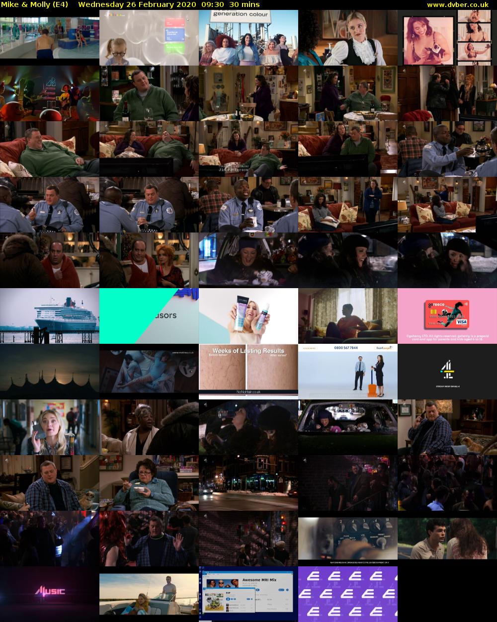 Mike & Molly (E4) Wednesday 26 February 2020 09:30 - 10:00