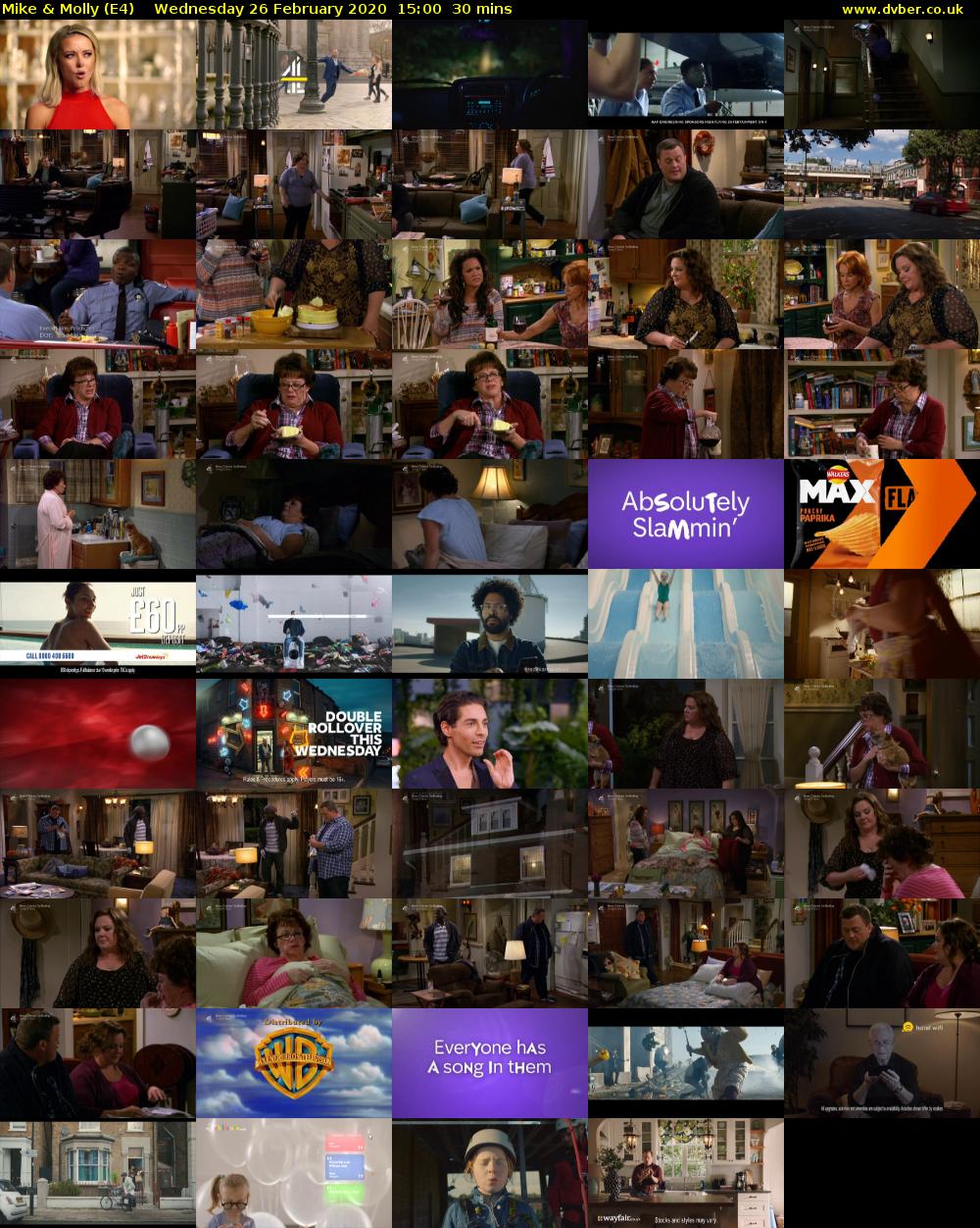 Mike & Molly (E4) Wednesday 26 February 2020 15:00 - 15:30