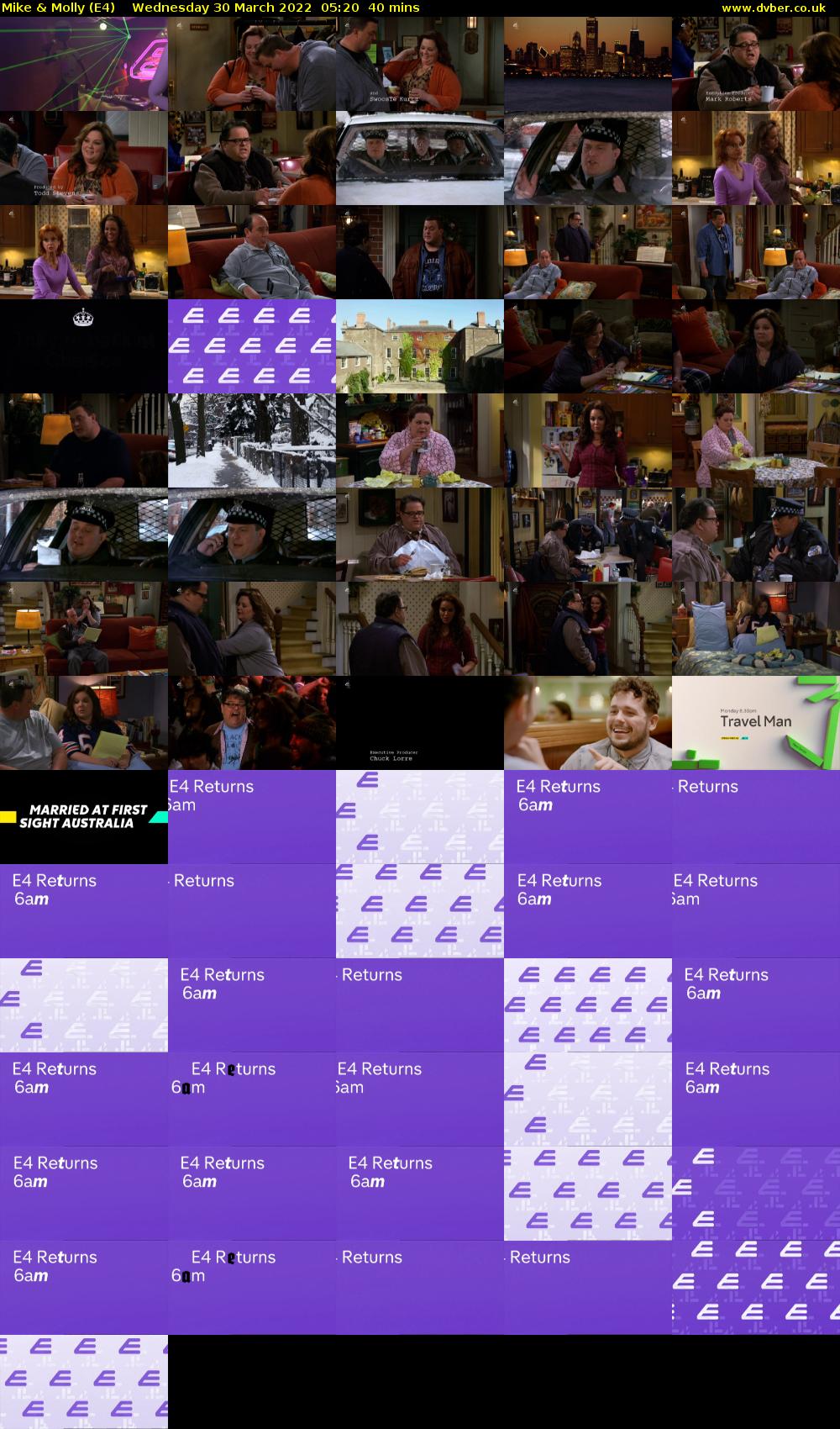 Mike & Molly (E4) Wednesday 30 March 2022 05:20 - 06:00
