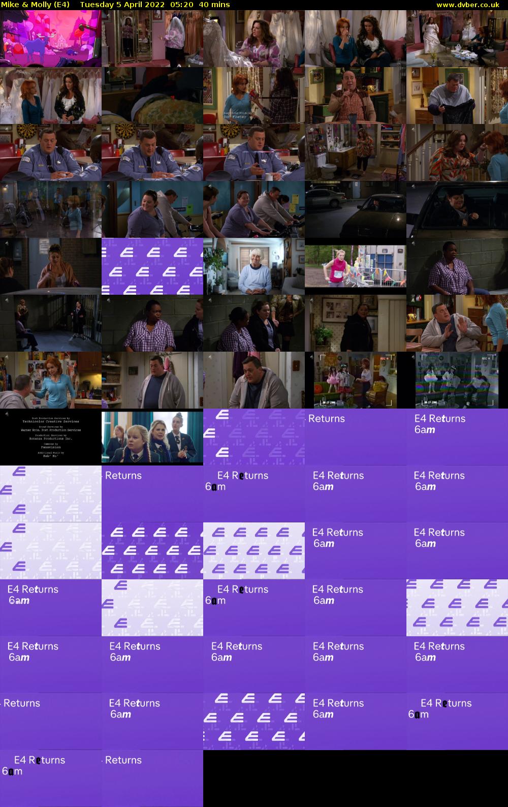 Mike & Molly (E4) Tuesday 5 April 2022 05:20 - 06:00