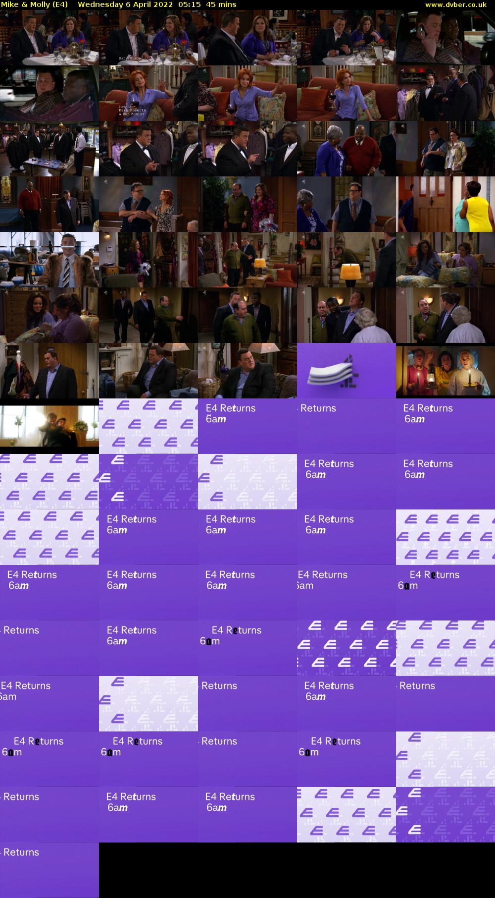 Mike & Molly (E4) Wednesday 6 April 2022 05:15 - 06:00