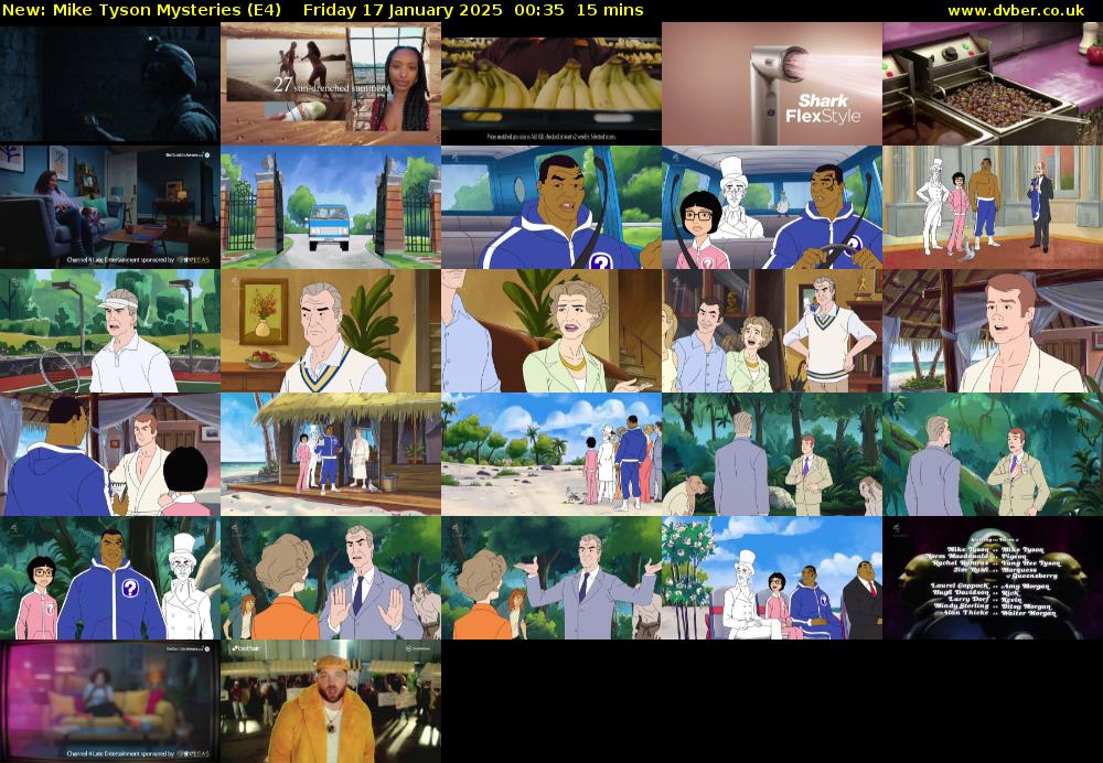 Mike Tyson Mysteries (E4) Friday 17 January 2025 00:35 - 00:50