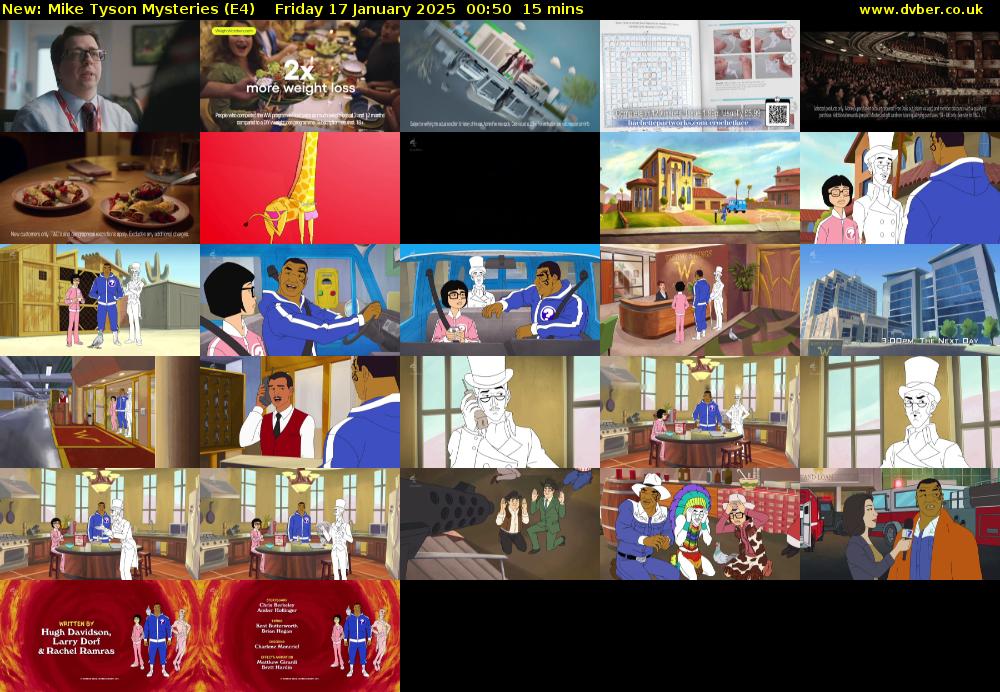 Mike Tyson Mysteries (E4) Friday 17 January 2025 00:50 - 01:05