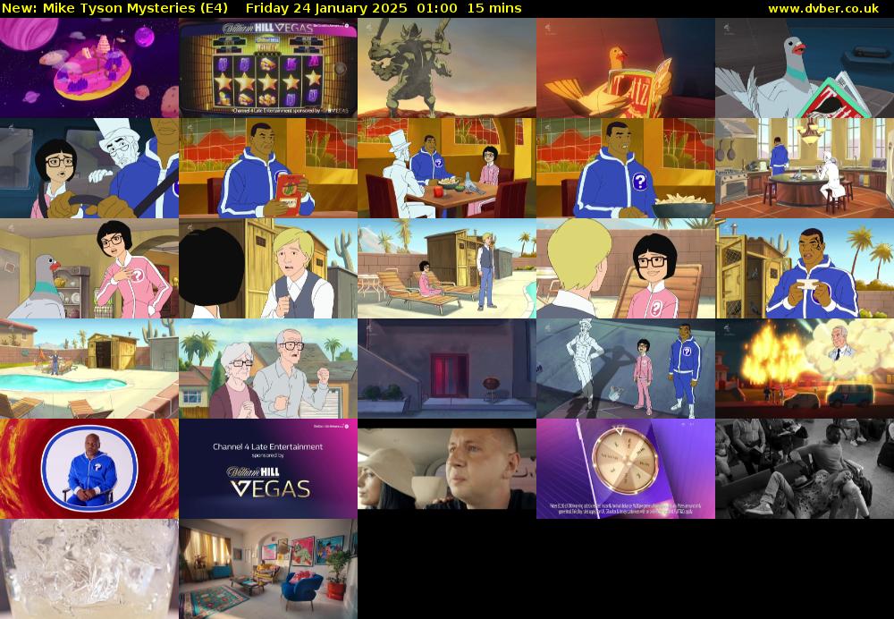 Mike Tyson Mysteries (E4) Friday 24 January 2025 01:00 - 01:15