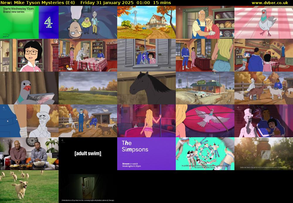 Mike Tyson Mysteries (E4) Friday 31 January 2025 01:00 - 01:15