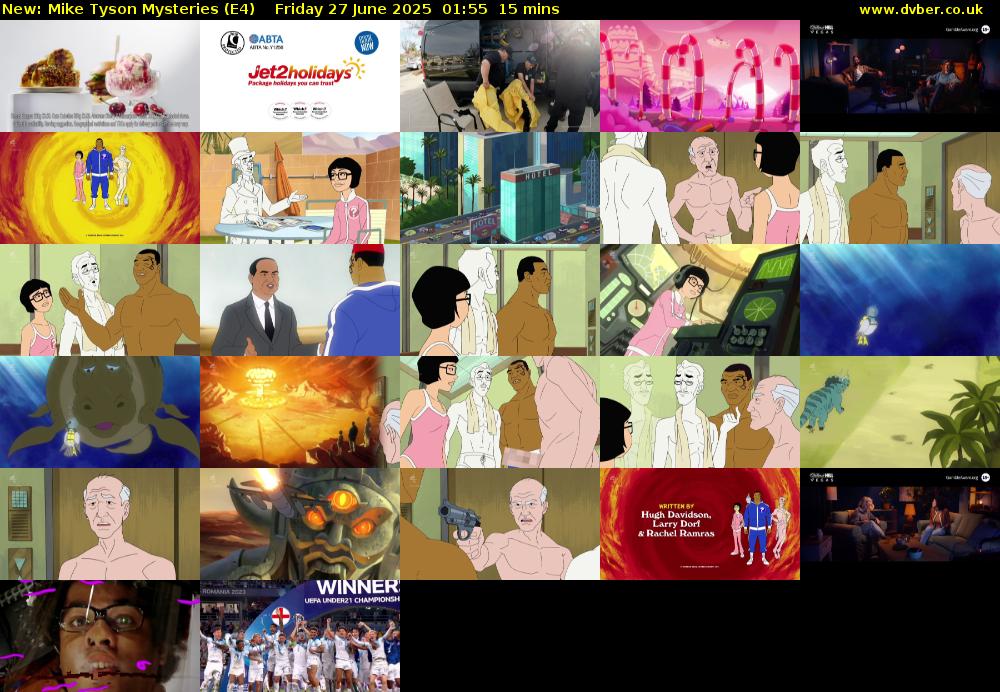 Mike Tyson Mysteries (E4) Friday 27 June 2025 01:55 - 02:10