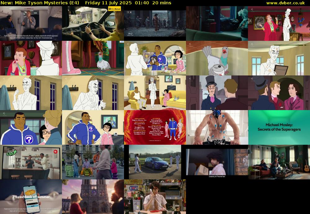 Mike Tyson Mysteries (E4) Friday 11 July 2025 01:40 - 02:00