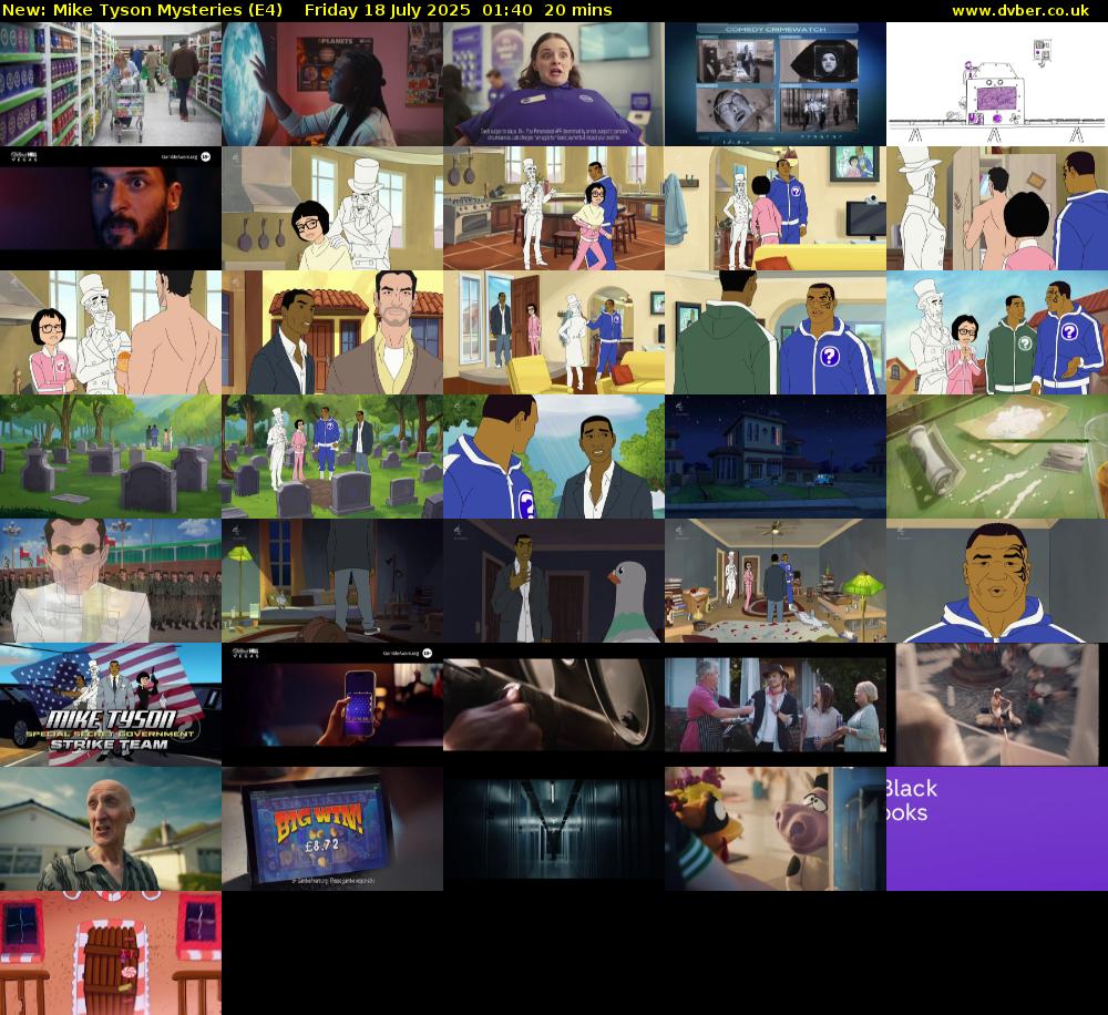 Mike Tyson Mysteries (E4) Friday 18 July 2025 01:40 - 02:00