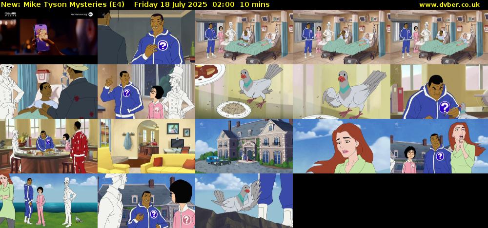 Mike Tyson Mysteries (E4) Friday 18 July 2025 02:00 - 02:10