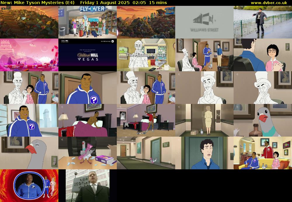 Mike Tyson Mysteries (E4) Friday 1 August 2025 02:05 - 02:20
