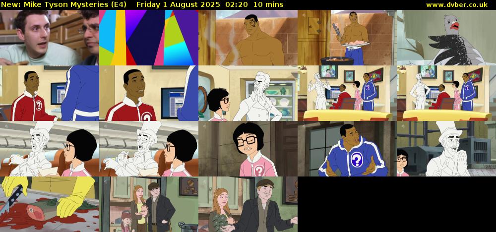 Mike Tyson Mysteries (E4) Friday 1 August 2025 02:20 - 02:30