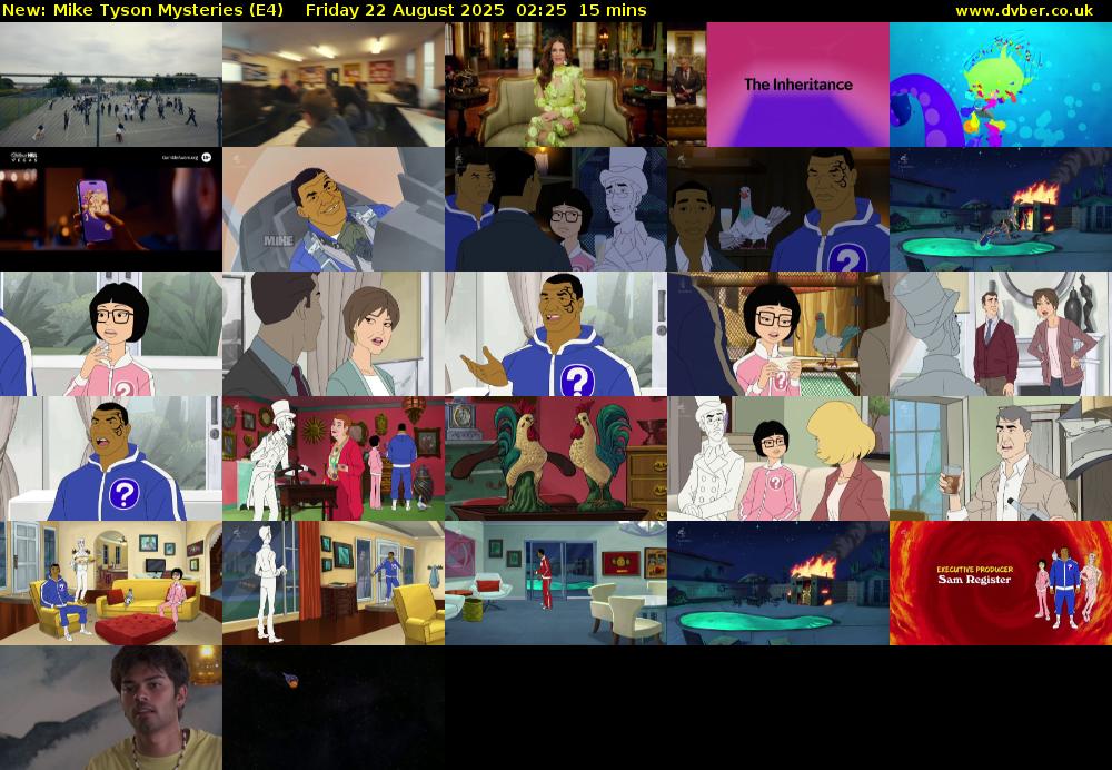Mike Tyson Mysteries (E4) Friday 22 August 2025 02:25 - 02:40