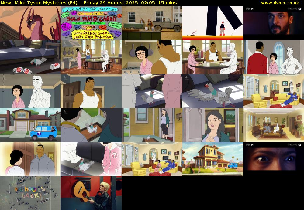 Mike Tyson Mysteries (E4) Friday 29 August 2025 02:05 - 02:20