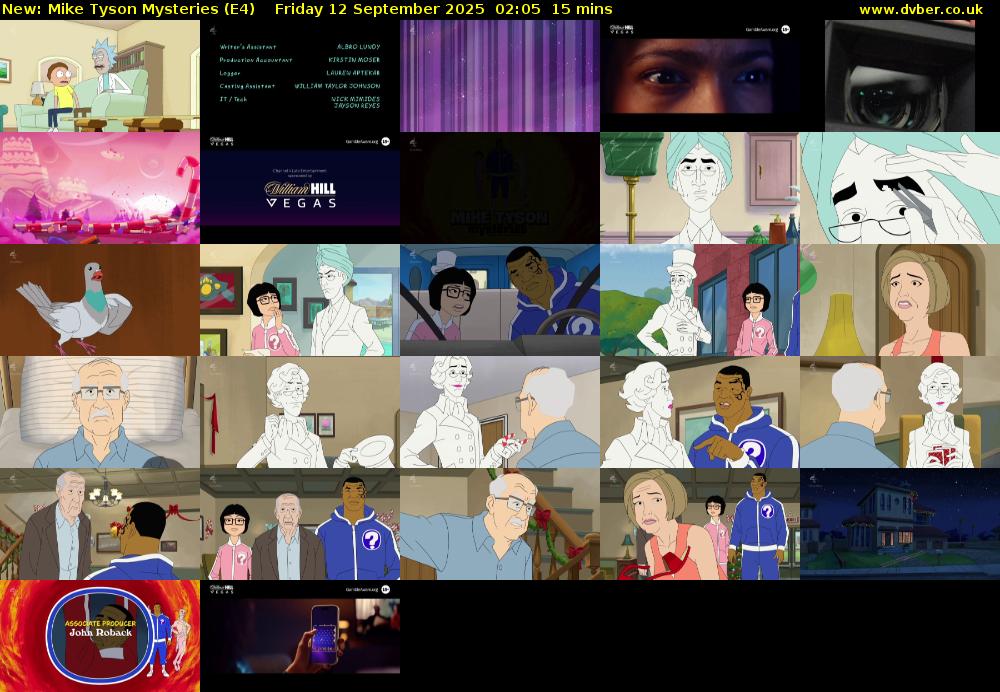 Mike Tyson Mysteries (E4) Friday 12 September 2025 02:05 - 02:20