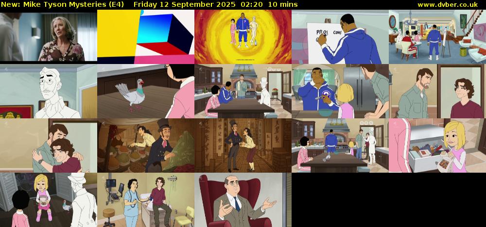 Mike Tyson Mysteries (E4) Friday 12 September 2025 02:20 - 02:30