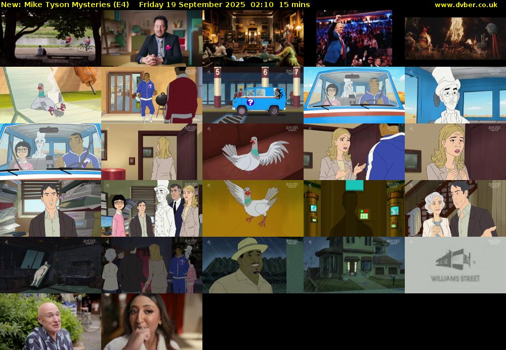 Mike Tyson Mysteries (E4) Friday 19 September 2025 02:10 - 02:25
