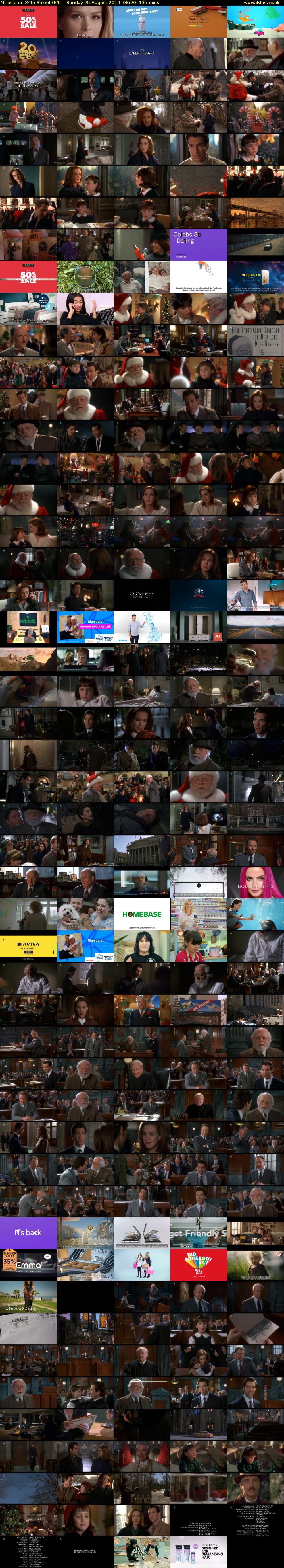 Miracle on 34th Street (E4) Sunday 25 August 2019 08:20 - 10:35