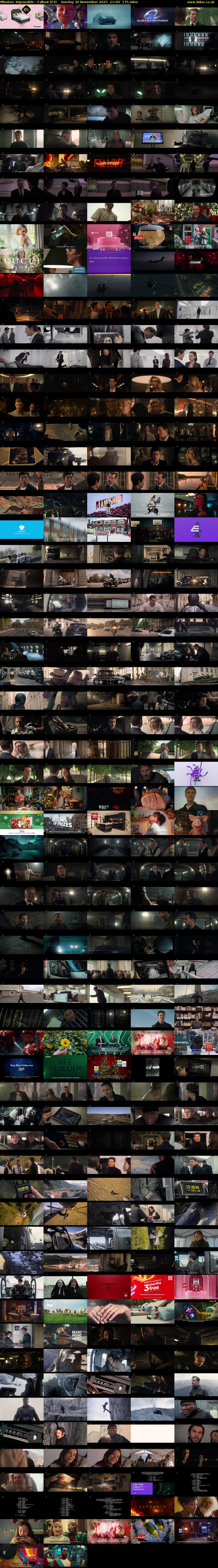 Mission: Impossible - Fallout (E4) Sunday 30 November 2025 21:00 - 23:55