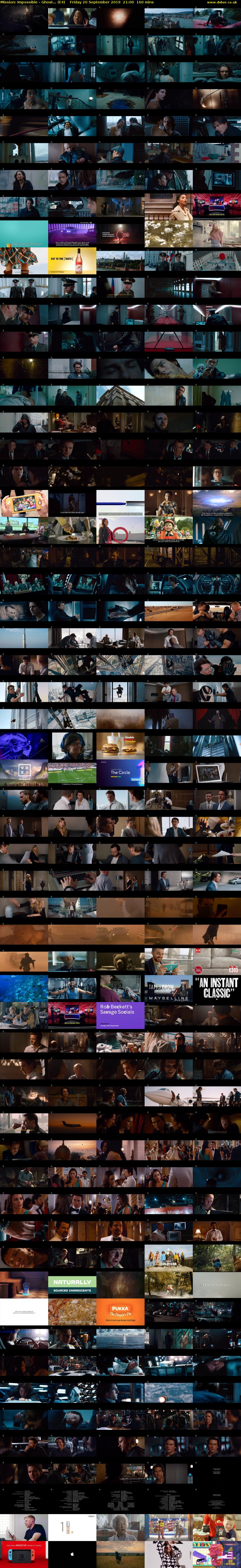 Mission: Impossible - Ghost... (E4) Friday 20 September 2019 21:00 - 23:40