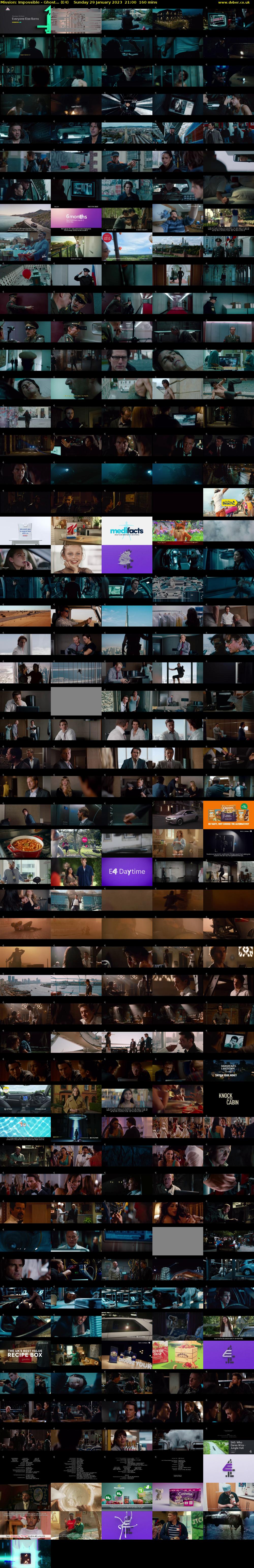 Mission: Impossible - Ghost... (E4) Sunday 29 January 2023 21:00 - 23:40