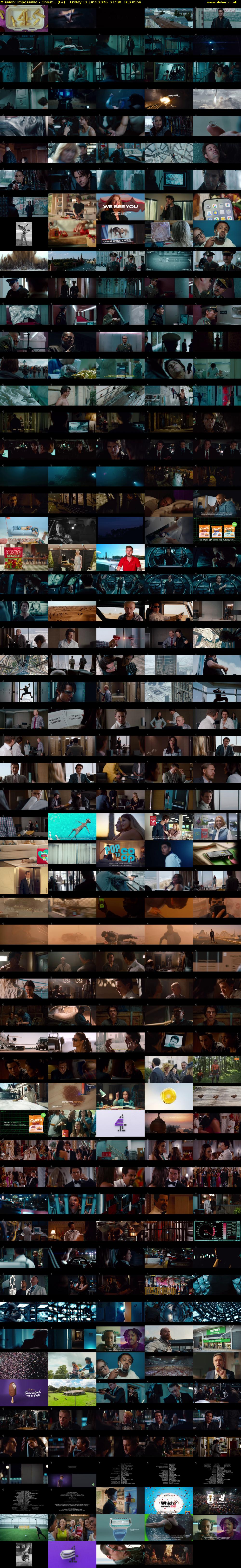 Mission: Impossible - Ghost... (E4) Friday 12 June 2026 21:00 - 23:40