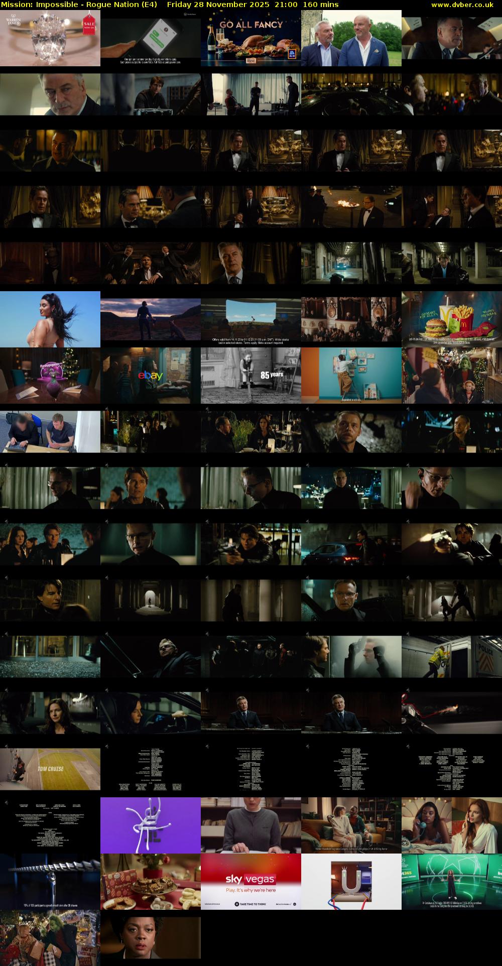 Mission: Impossible - Rogue Nation (E4) Friday 28 November 2025 21:00 - 23:40