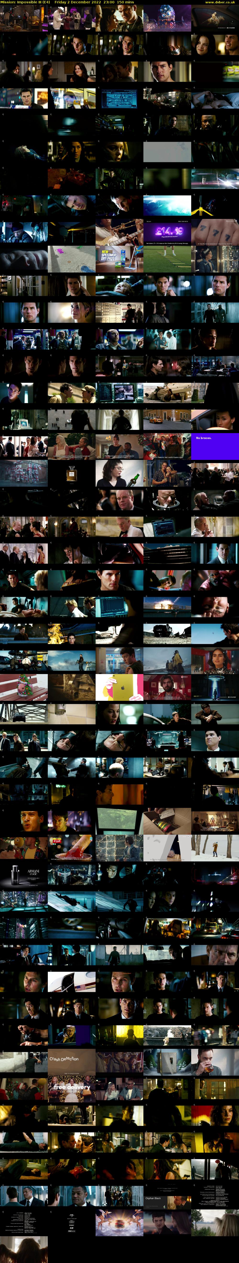 Mission: Impossible III (E4) Friday 2 December 2022 23:00 - 01:30