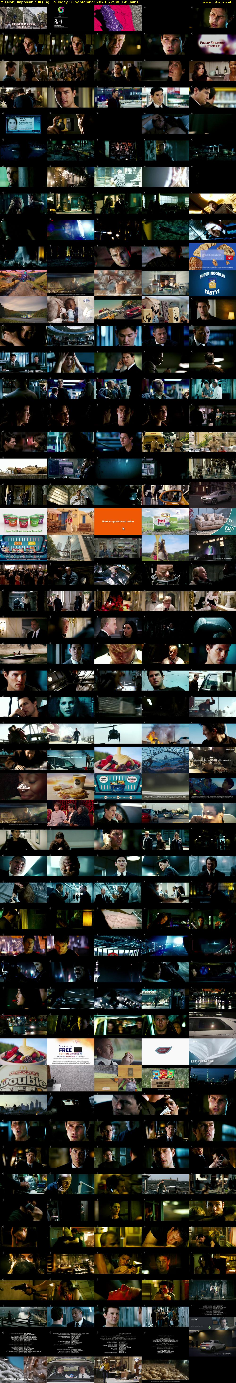 Mission: Impossible III (E4) Sunday 10 September 2023 22:00 - 00:25