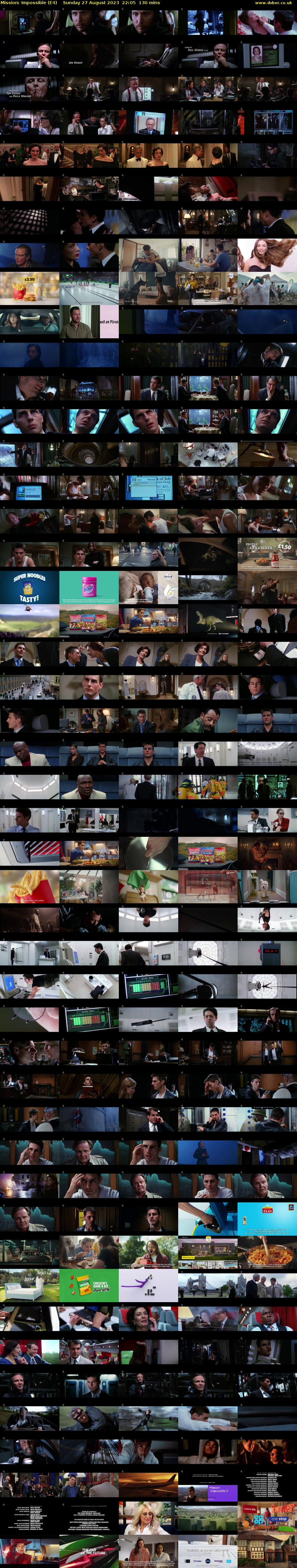 Mission: Impossible (E4) Sunday 27 August 2023 22:05 - 00:15
