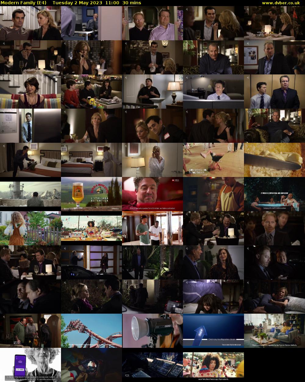 Modern Family (E4) Tuesday 2 May 2023 11:00 - 11:30