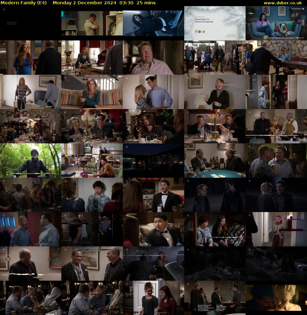 Modern Family (E4) Monday 2 December 2024 03:30 - 03:55