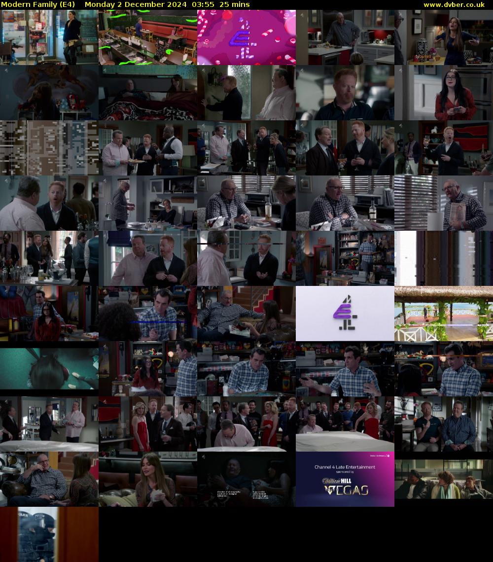Modern Family (E4) Monday 2 December 2024 03:55 - 04:20