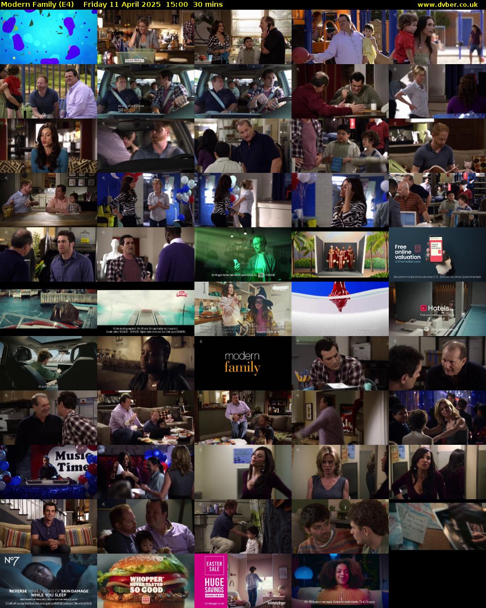 Modern Family (E4) Friday 11 April 2025 15:00 - 15:30