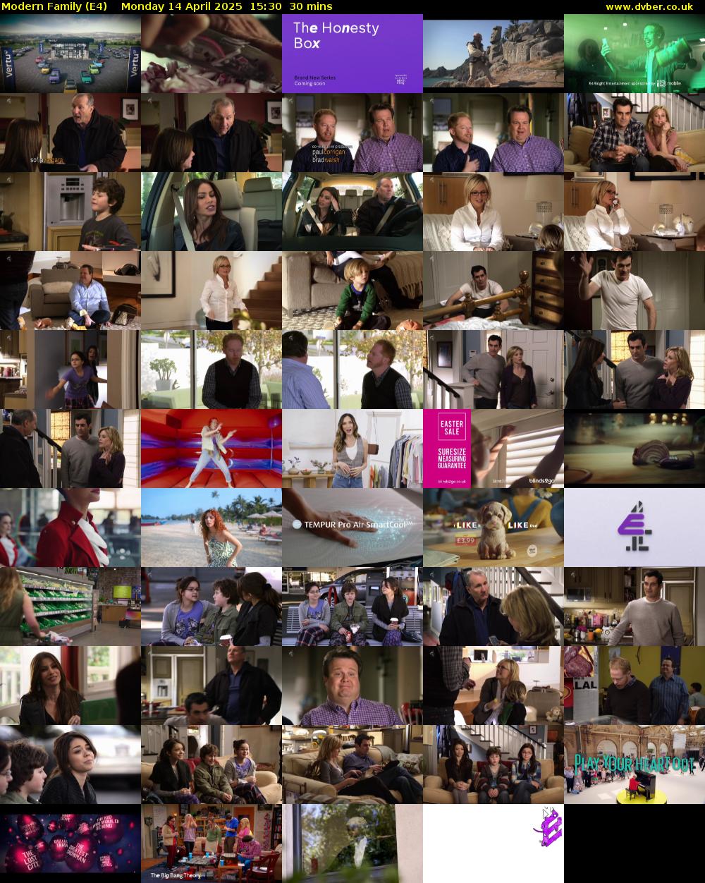 Modern Family (E4) Monday 14 April 2025 15:30 - 16:00