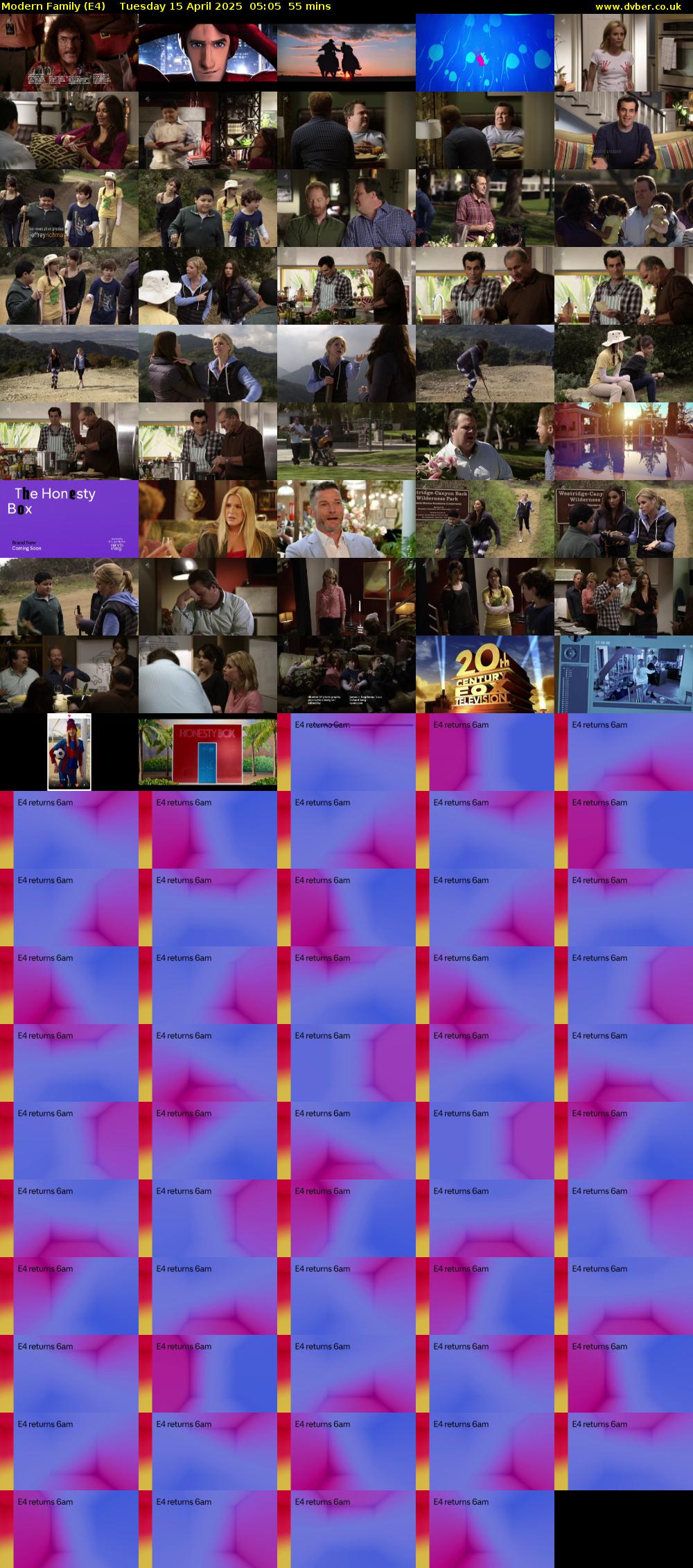 Modern Family (E4) Tuesday 15 April 2025 05:05 - 06:00