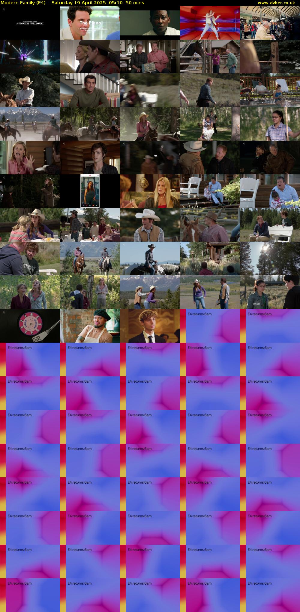 Modern Family (E4) Saturday 19 April 2025 05:10 - 06:00