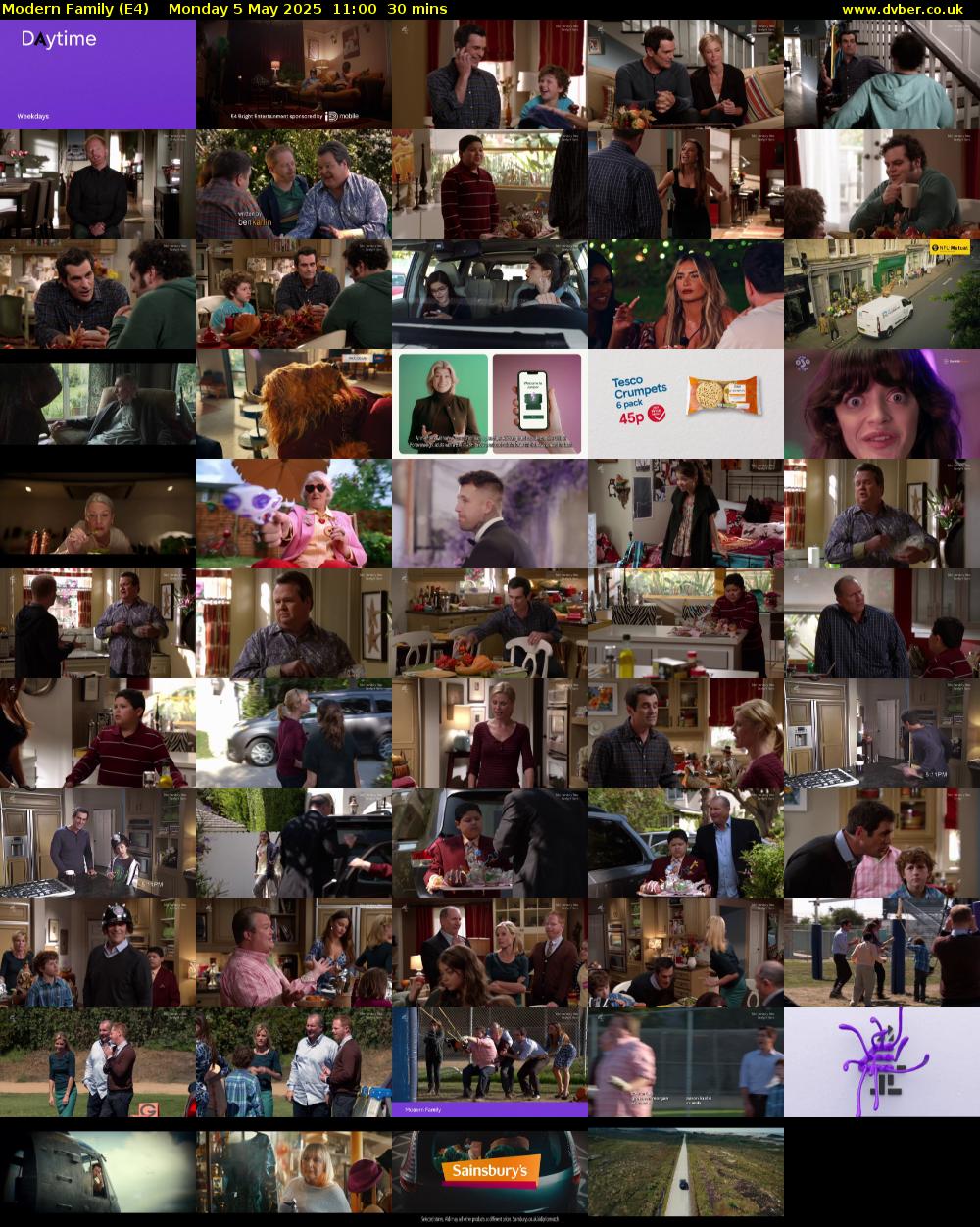 Modern Family (E4) Monday 5 May 2025 11:00 - 11:30