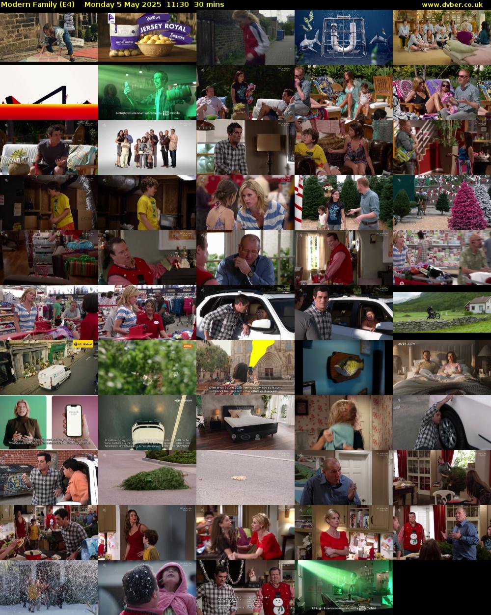 Modern Family (E4) Monday 5 May 2025 11:30 - 12:00