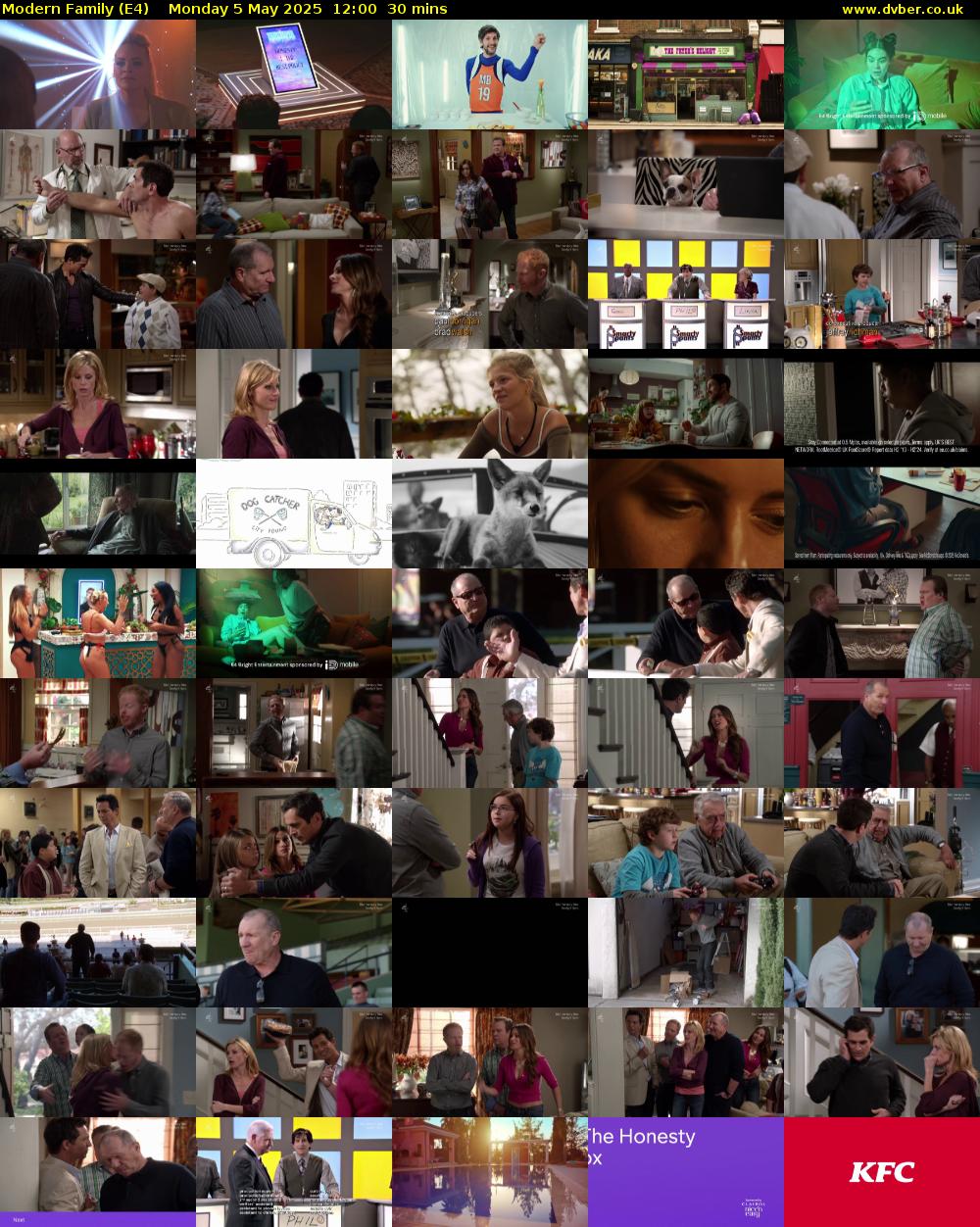 Modern Family (E4) Monday 5 May 2025 12:00 - 12:30