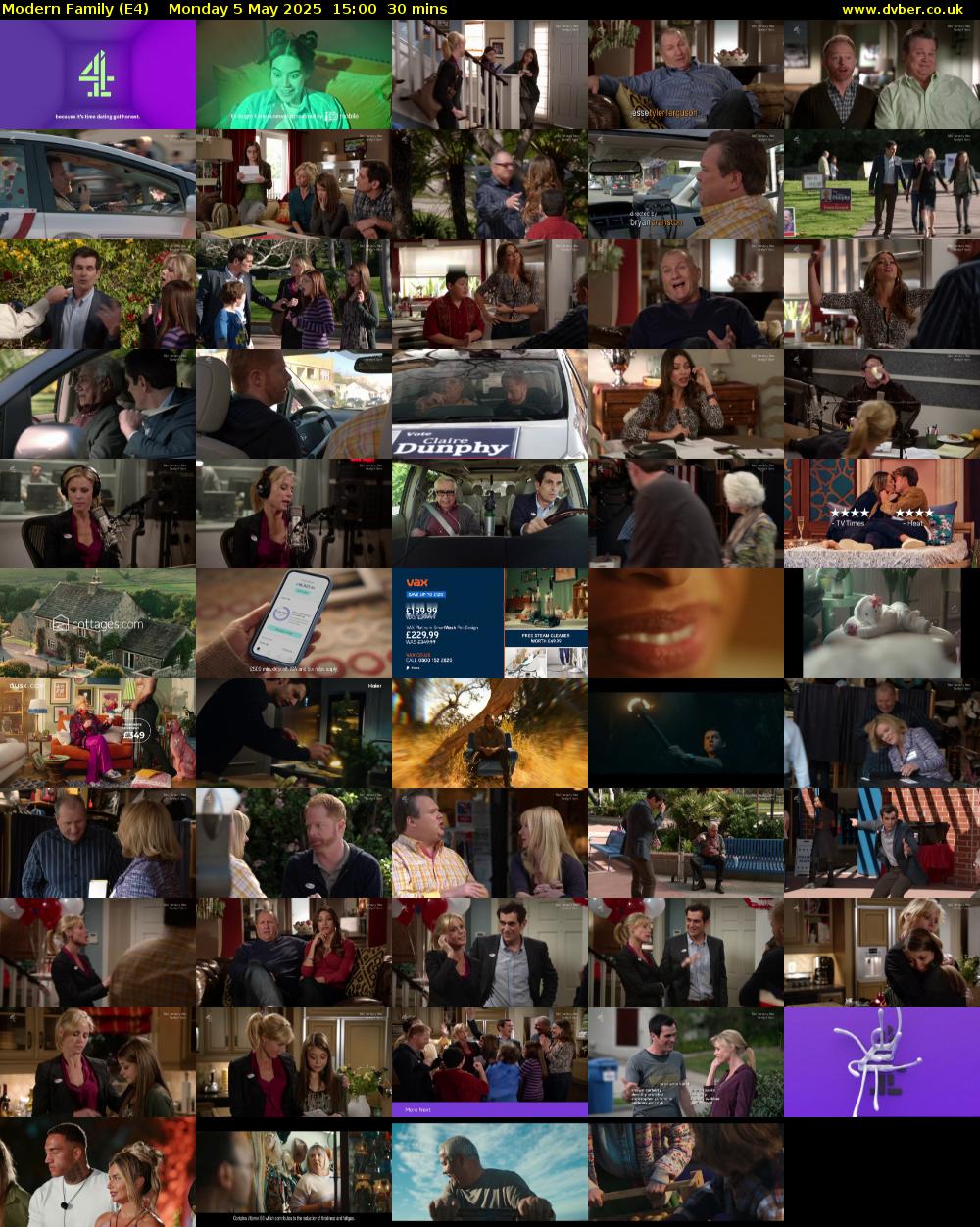 Modern Family (E4) Monday 5 May 2025 15:00 - 15:30